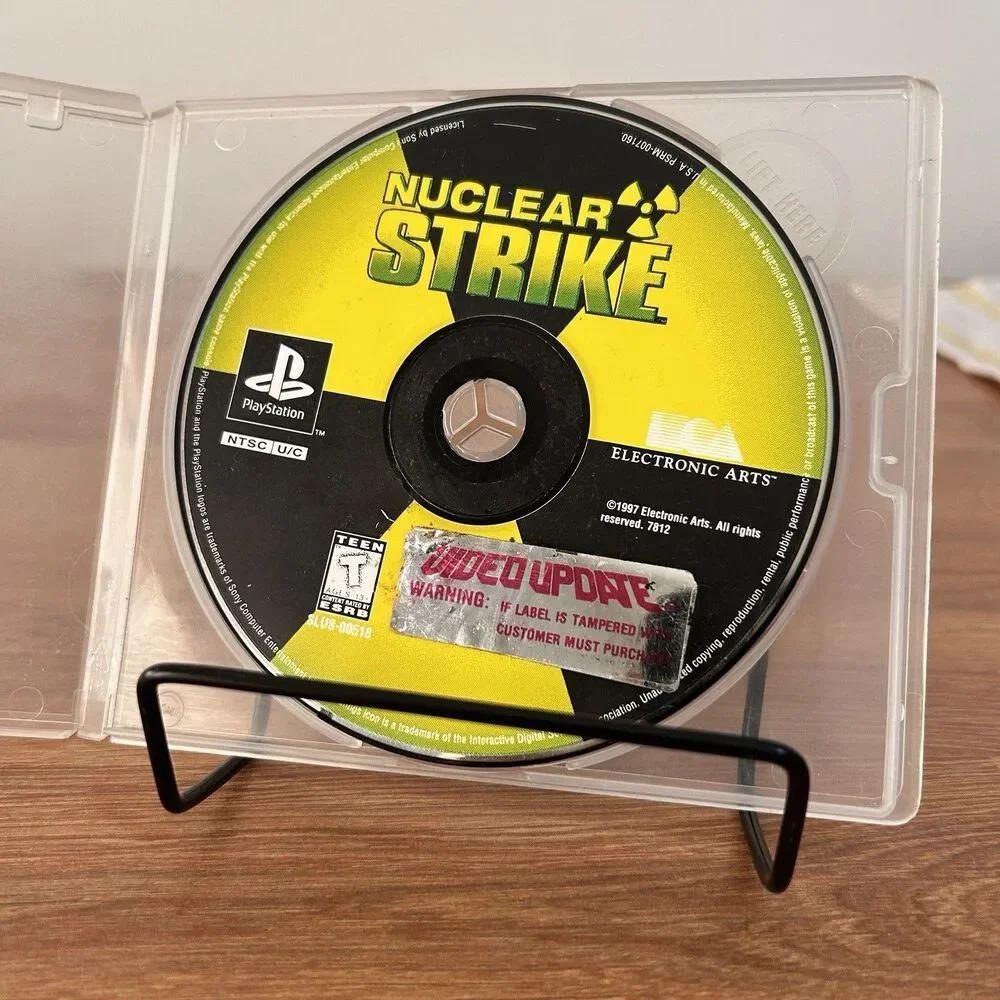 Nuclear Strike Sony PlayStation 1 PS1 Disc With Plastic Case